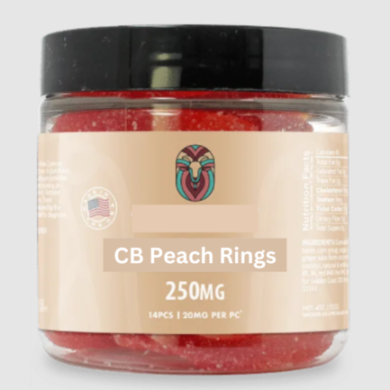 Gummies 250MG - Peach Rings