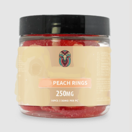 Gummies 250MG - Peach Rings